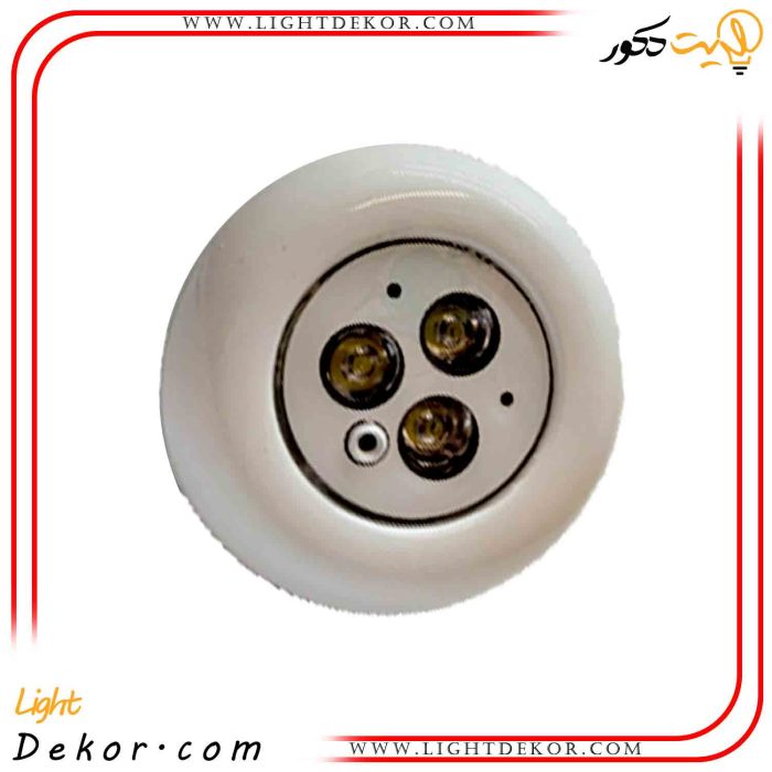 چراغ-روکار-استخری-فلت-3-وات-رنگ-کوره-ای
