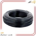 سیم-افشان-تک-زوج-2x0.25-سفید-مشکی-متری-(سیم-بلندگو)