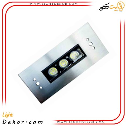 پروژکتور-توکار-استخری-مستطیل-استیل-تک-رنگ-3-وات-مدل-آرتاب
