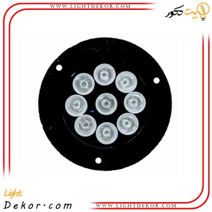 چراغ-استخری-رینگ-دار-۹-وات-مولتی-کالر-RGB-(آر-جی-بی)-توکار-و-روکار-مدل-تابان