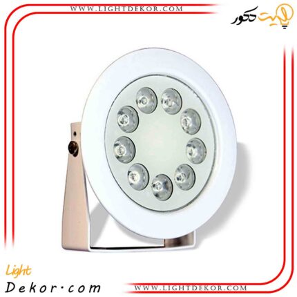 پروژکتور-LED-ضدآب-9-وات-روکار-(-IP68-)-مالتی-کالر