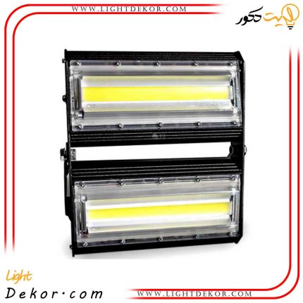 پروژکتور-ال-ای-دی-100وات-COB-پارس-شعاع-توس-مدل-آتریا-عمودی---سفید