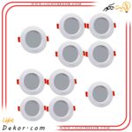 پنل-ال-ای-دی-9-وات-پارس-شعاع-توس-مدل-سولاریس-دایره-بسته-10عددی
