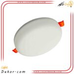 پنل-تمام-نور-توکار-فنر-متغیر-گرد-10-وات-پرتو-درخشان