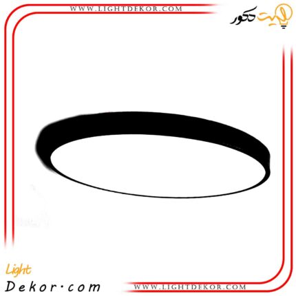 پنل-سقفی-30-وات-گرد-مشکی-روکار