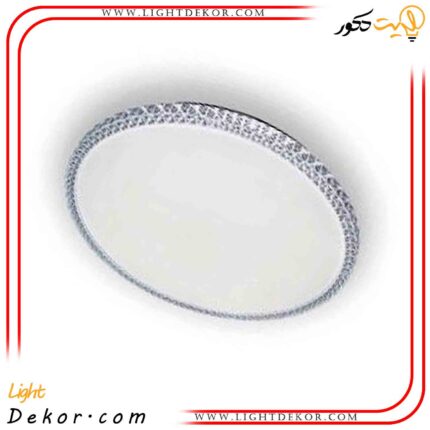 چراغ-سقفی-3حالته-ریموت-دار-72-وات-آلما-مدل-کریستال-با-گارانتی-12-ماهه