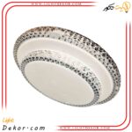 چراغ-سقفی-72-وات-گرد-کریستال-3 حالته-مودی