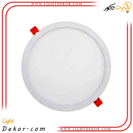 چراغ-سقفی-توکار-اسلیم-24-وات-دایره-ای-پارس-شعاع-توس