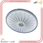 چراغ-سقفی-۸۰-وات-لوکس-سه-حالته-مدل-صدف-کریستالی