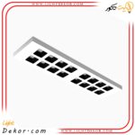 چراغ-سقفی-LED-روکار-65-وات-120×30-مدل-برلیانس-مازی-نور