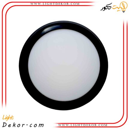 چراغ-سقفی-روکار-30-وات-گرد-مدل-افروغ-سبلان-نور