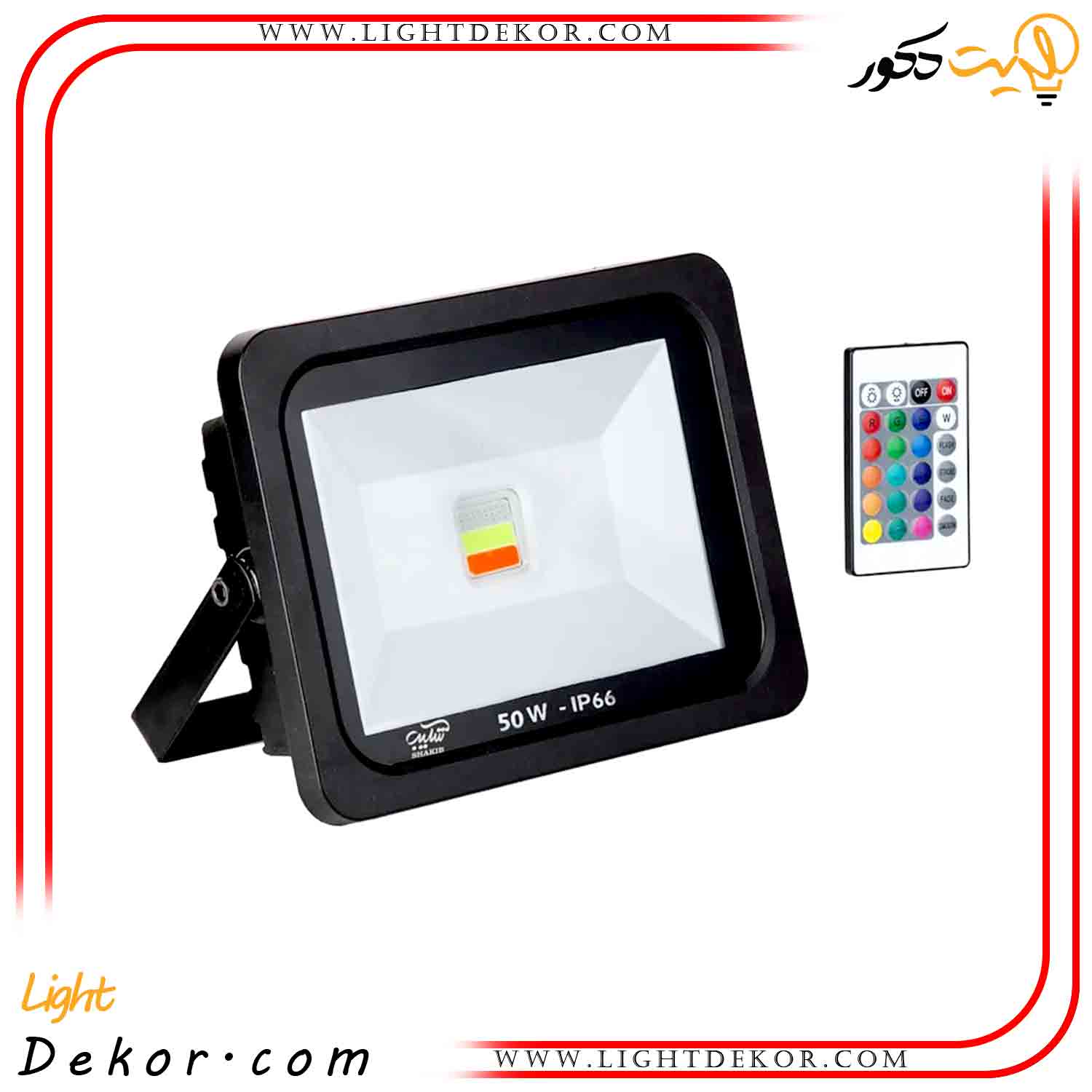 پروژکتور-50-وات-RGB-رقص-نور-هفت-رنگ-ریموت-دار پروژکتور-50-وات-RGB-رقص-نور-هفت-رنگ-ریموت-دار