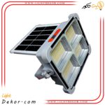 پروژکتور-شارژی-خورشیدی-۱۰۰-وات-با-۶-باتری-قابل-تعویض