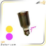 لامپ-سرپیچی-7-وات-رشد-گیاه-فول-اسپکتروم-لنزدار