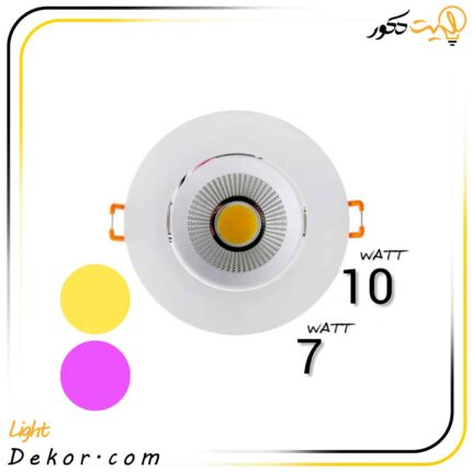 پنل-سقفی-7-وات-توکار-رشد-گیاه-متحرک-فول-اسپکتروم